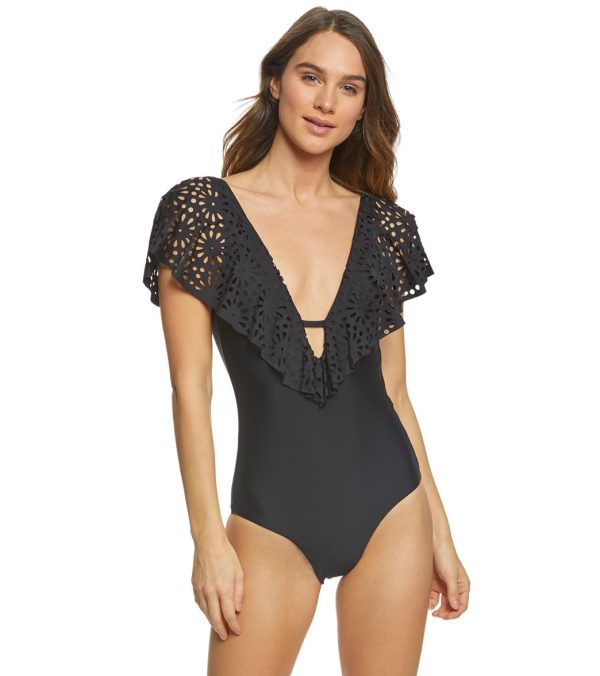 Luxe Aphrodite Cape Sleeve One Piece Swimsuit For Discount - Image 5