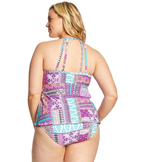 Raisins Curve Plus Size Sweet Surrender Rosalie Tankini Top Supply - Image 3