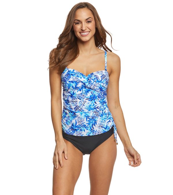 24th & Ocean Pina Party Bandeaukini Top on Sale - Image 4