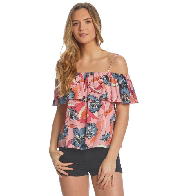 Billabong Summer Sunsets Off Shoulder Top Online