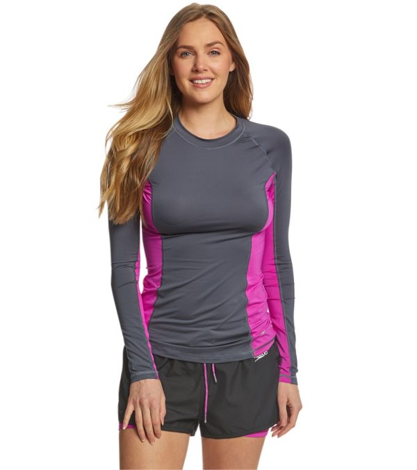 Speedo Women s Long Sleeve Rashguard Fashion