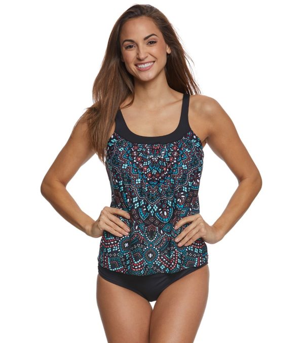 Coco Reef Painted Desert Ultra Fit Tankini Top (C-F Cup) Cheap