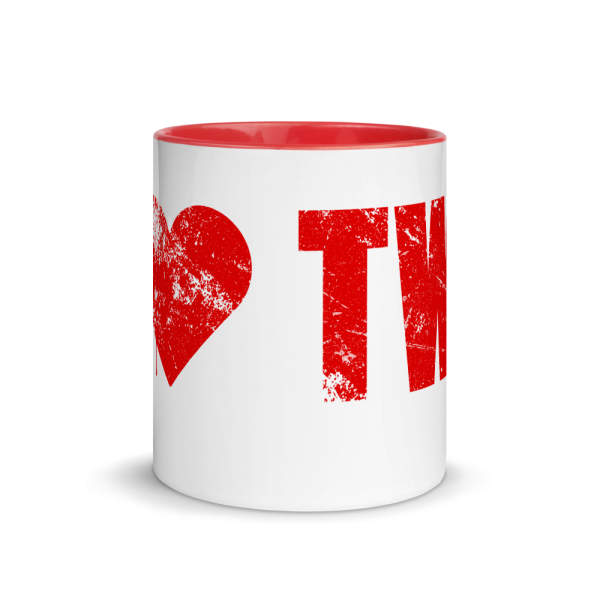 The Walking Dead I Heart TWD Two-Tone Mug Discount - Image 2